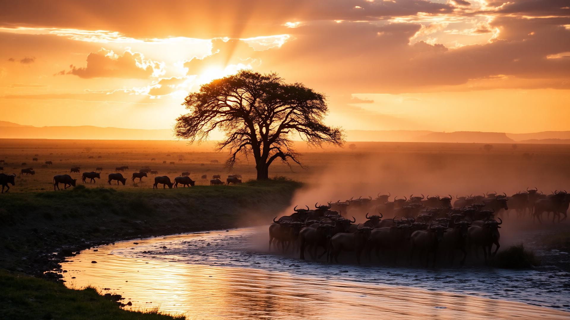 Maasai Mara National Reserve scenery 1